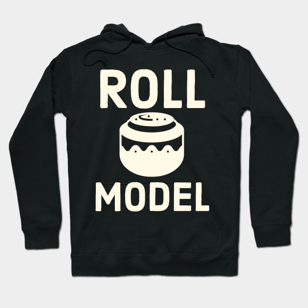 Cinnamon Roll Roll Model for Girls Pastry Chef Hoodie by PodDesignShop